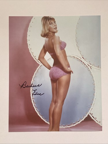 Barbara eden autographed 8x10 - barbara,